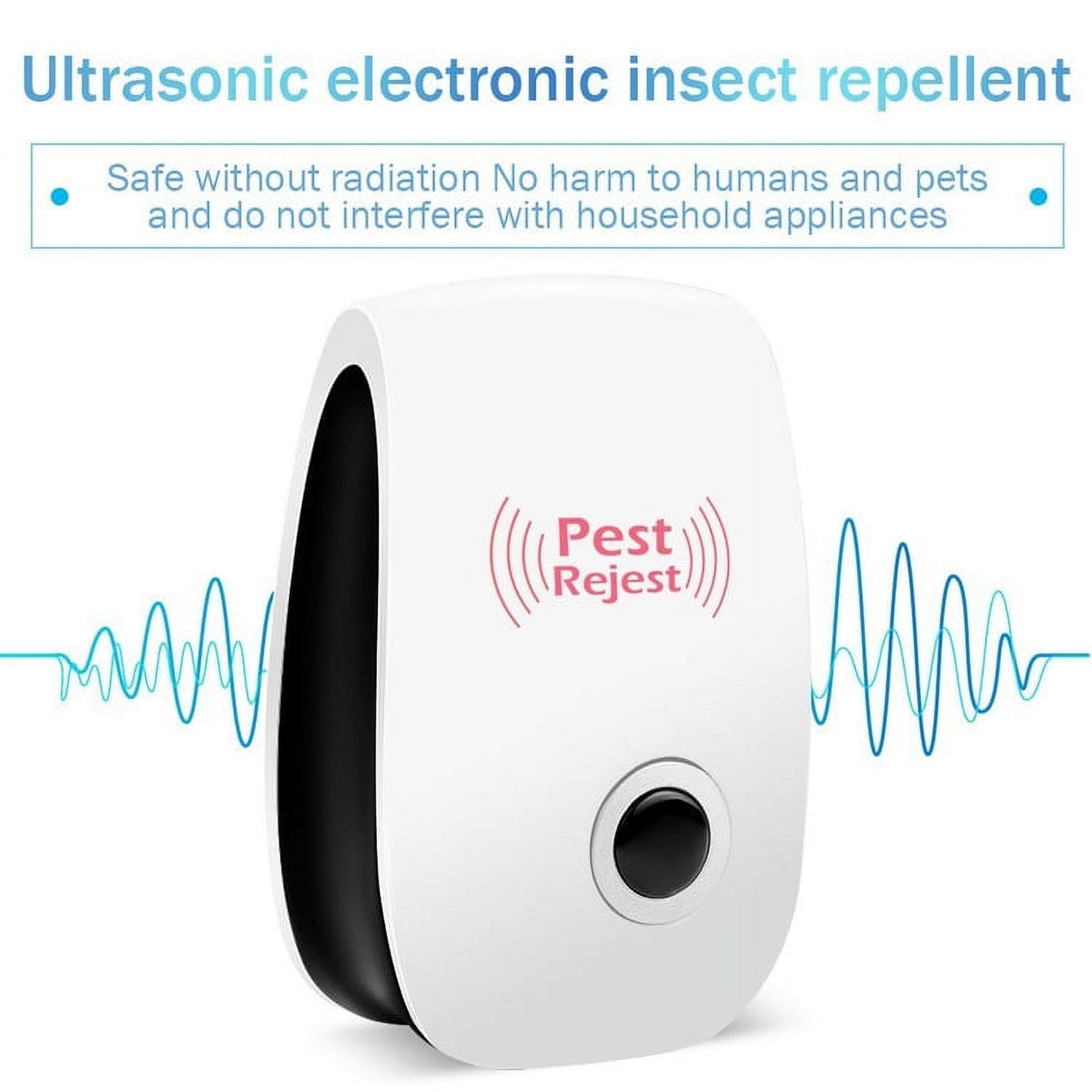 Ultrasonic Pest Repeller Plug in New 2019 Pest Repellent, Power Saving,  Home Indoor and Outdoor Use, Pest Reject 6Pack Rat Repellent, Mice  Repellent