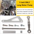 thumbnail image 2 of Kit ajustable de soporte de alternador para Chevy SBC 305 327 350 383 5.0L 5.7L V8 bomba de agua larga de ocho cilindros, 2 of 5
