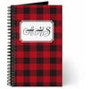 Cafepress Personalized Plaid Red Journal