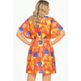 thumbnail image 2 of HAPPY BAY Women's Halloween Beach Dress Summer Swimwear Swimsuit Coverup For Women XL-XXL Orange, Floral, 2 of 4