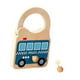 thumbnail image 2 of Juguete de coche con cerradura y llave para niños de 2 a 5 años Azul, 2 of 9