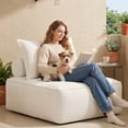 thumbnail image 1 of Sillón FurnitureR Modular de Pana Beige, 1 of 9