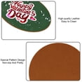 thumbnail image 5 of Valentine's Day 6PCS Round Microfiber Leather Table Coasters Set, 11x11 cm/4.3x4.3 in, Drink Coaster Mats for Home and Kitchen Use, 5 of 6