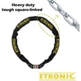 thumbnail image 4 of Cadenas Vélo M10, Chaîne Câble Cadenas Tuf Links 4 Pieds Long Sécurité 5 Chiffres Combo Réinitialisable Cadenas Vélo Acier Trempé Tough Square Links Chaîne, 4 of 7