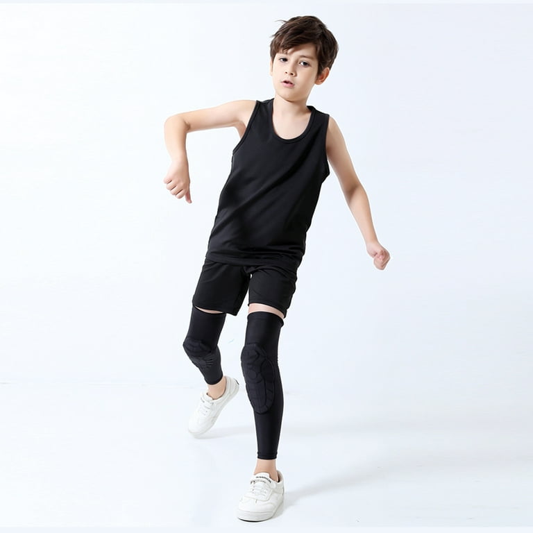 Kids Compression Leg Sleeves Anti-Slip Leg Sleeves with Protective
