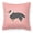 Pink, variant on Carolines Treasures Sheltie & Shetland Sheepdog Checkerboard Pink Fabric Decorative Pillow