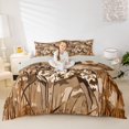 thumbnail image 3 of Homewish Vintage Labrador Retriever Twin Duvet Cover,Camo Dog Twin Bedding,Brown,Light Gray Reversible,2 Pieces,1 Duvet Cover and 1 Pillowcase, 3 of 6