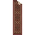 thumbnail image 6 of Ottomanson Medallion Kitchen Runner Rug 1'10" x 6' - Non Slip Low Pile Carpet, Red, 6 of 13