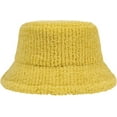 thumbnail image 5 of CoCopeaunts Plain Bucket Hats for Women Lamb Plush Soft Warm Fisherman Hat Winter Solid Color Casual Lady Outdoor Bucket Cap, 5 of 8