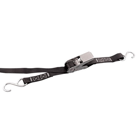 

STAINLESS RATCHET ASSEMBLY TIE DOWN W/S HOOKS BK 1.5 X14 X6 304/316