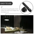 thumbnail image 3 of Shisuyan Lifting Lighting Pulley Black Iron 1 Set 4.8X1.9X1.4In, 3 of 9