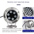 thumbnail image 3 of RGB Underwater Flood Light LED Spotlight IP68 Waterproof 12W 24V AC For Fish Tank Pond Garden Landscape Red, 3 of 5