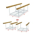 thumbnail image 4 of The Atlas Pro 4 x 8 ft Overhead Garage Storage Rack, Heavy Duty Metal Garage Ceiling Storage Racks, Height Adjustable Garage Storage System 26"-48", 1250lbs Weight Capacity, White, 4 of 8