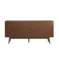 thumbnail image 4 of Walker Edison 70" 3-Drawer Mid-Century Engineered Wood Sideboard in Walnut, 4 of 5