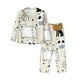 thumbnail image 1 of Fotbe Hand Drawn Animals Conjunto de Pijama de Manga Larga para Mujer con Estampado, Ropa de Dormir de 2 Piezas, Conjunto de Casa Suave y Cómodo con Bolsillos-X-Large, 1 of 7