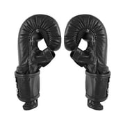 Cleto Reyes Boxing Bag Gloves with Hook and Loop Closure - Small - Black