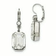 thumbnail image 1 of Silver-tone Swarovski Crystal & Crystal Leverback Earrings BF2399, 1 of 2