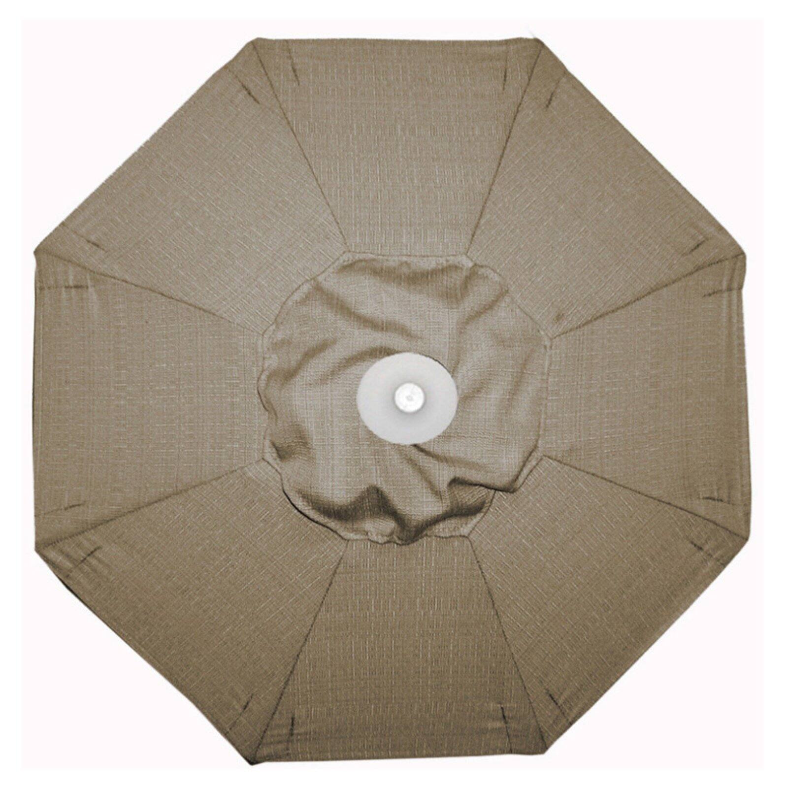 Galtech Sunbrella 9ft. Aluminum Bamboo Patio Umbrella