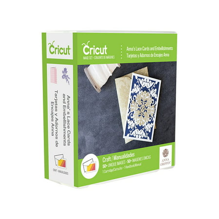 2002879 Cricut Shape Cartridge-Anna Griffin Lace cards & Embellishments, This everyday cartridge features embellishment images By Provo Craft from USA