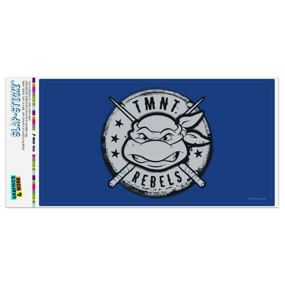 Teenage Mutant Ninja Turtles Rebels Badge Automotive Car Window Locker Bumper Sticker