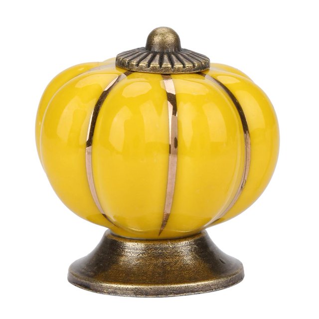 Pomos De Cerámica De Calabaza, Pomos De Puerta, Para Muebles, Cajones, Armarios, Cajones Ccdes Otros