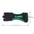 thumbnail image 2 of Tiro Con Arco De 3 Dedos, Protector De Mano Ajustable Portátil, Buena Mano De Obra, Guante Protector De Tiro Con Arco Para Accesorio De Tiro Con Arco, Tamaño L Kearding OD007966-00, 2 of 7
