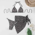 thumbnail image 2 of Trajes de Baño de Bikini de Mujer Impreso Conjunto de Bikini de 3 Piezas, Traje de Baño de 3 Piezas Sexy Y Elegante, 2 of 7