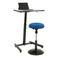 thumbnail image 4 of Norwood Commercial Furniture Sit-to-Stand Active Stool w/ Pivot Round Seat, Blue, NOR-NIL1716F-BL-SO, 4 of 6