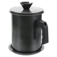 thumbnail image 1 of oil storage can 2.0L Stainless Steel Oil Strainer Pot Grease Container Oil Storage Can 1.7L, 1 of 7