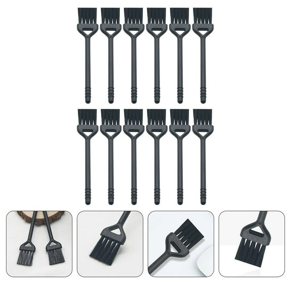 STOBOK Toaster Cleaning Brush Plastic Black 20Set