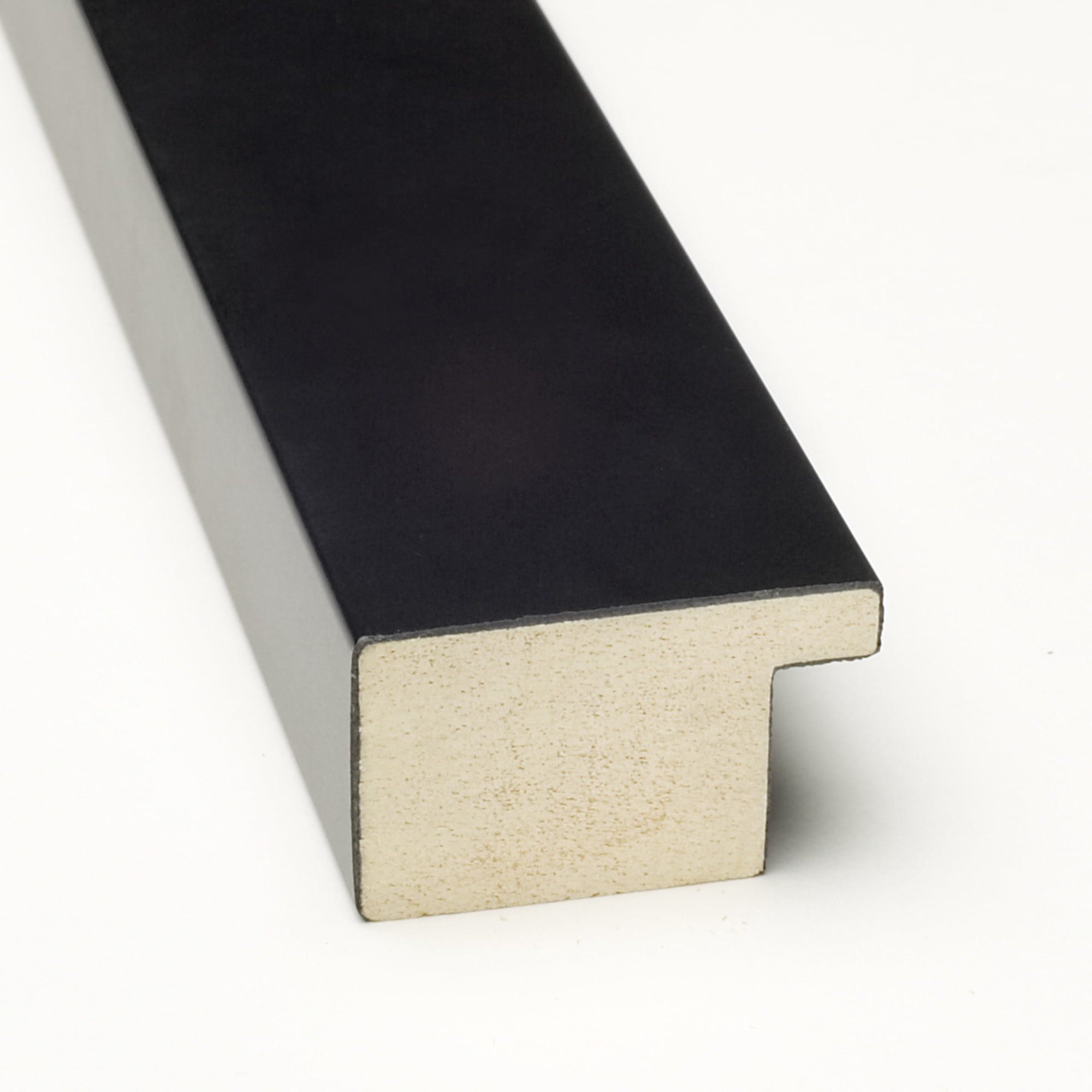 Amanti Art Black Cork Board Wood Framed Mezzanotte Black Bulletin Board 20 in. x 14 in.