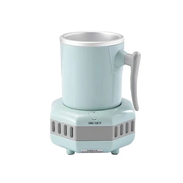 Mistaha Gobelet Refroidisseur et Réchauffeur de Boissons Portable avec Poignée - Gobelet en Aluminium 420 ml, Refroidissement et Réchauffement Rapides, Fonctionnement en un Clic, Écoénergétique - Idéal pour le Bureau, les Voyages et l'Extérieur