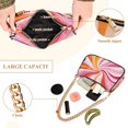 thumbnail image 2 of FORMRS Womens Shoulder Bag with Chain Strap Clutch Purse Cute Tote Handbag, Swirling Lines, 2 of 7