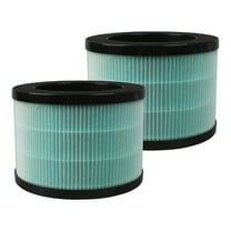MK01 MK06 DH-JH01 Upgraded True HEPA Replacement Filter Compatible with AROEVE MK01 MK06 and Kloudi DH-JH01 Air Purifier (2 Pack Green-Pet Dander Version)