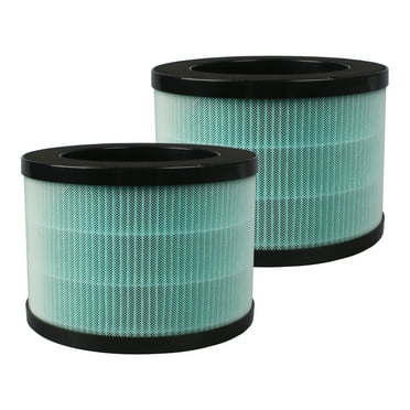 MK01 MK06 DH-JH01 Upgraded True HEPA Replacement Filter Compatible with AROEVE MK01 MK06 and Kloudi DH-JH01 Air Purifier (2 Pack Green-Pet Dander Version)