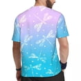 thumbnail image 4 of Ombre Dragonfly Gym T-Shirt Abstract Design Harajuku T Shirts Men Vintage Tshirt Summer Sh, 4 of 5