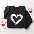 thumbnail image 4 of hotojiny Valentine's Day Sweatshirts for Women Casual Long Sleeve Crewneck Loose Pullover Fashion Spring Tops, 4 of 5