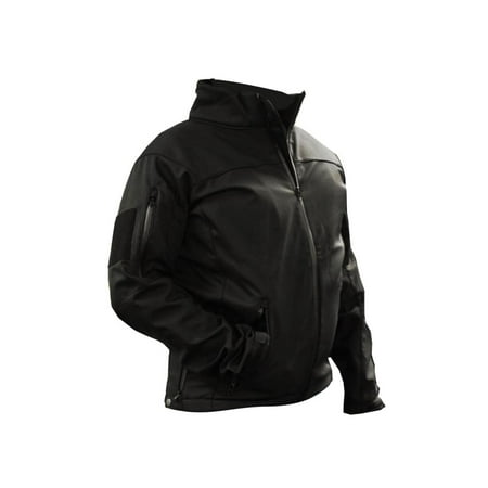Law Enforcmenet Soft Shell Tactical Jacket with Fleece Lining, 2X-Large