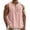 Pink, variant on Pafei Tyugd Sleeveless Shirts for Men Big and Tall Cotton Linen Summer Tank Tops Lightweight Casual Button Up Henley Shirts Army Green M