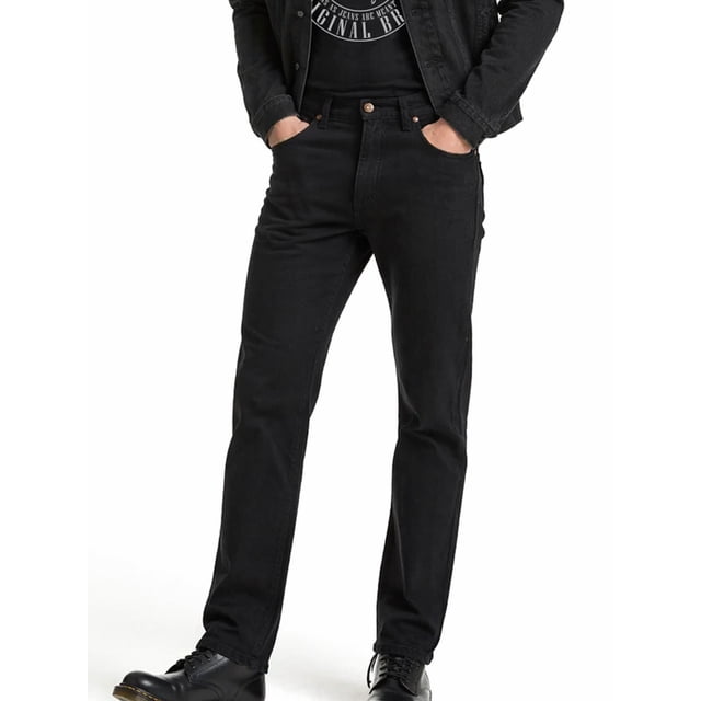 Jeans Recto Hombre Tiro Alto Negro Edward's 2622 T30