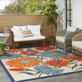 thumbnail image 5 of Nourison Aloha Indoor/Outdoor Multicolor 3'6" x 5'6" Area Rug, (4x6), 5 of 9