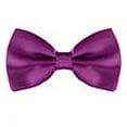thumbnail image 1 of INSPIRE CHIC Accessoires de Nœud Papillon pour Hommes Sangle Ajustable Formel Uni Smoking Pré-Noué Violet Rouge, 1 of 5
