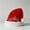 Red, variant on Sakuulaan Velvet Santa Hat for Women, Rhinestone Crown Faux Fur Brim Pom Pom, Christmas Party Hat, 2 Colors, One Size