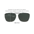 thumbnail image 2 of Foster Grant Polar Optics Clipons Sunglasses, 2 of 2