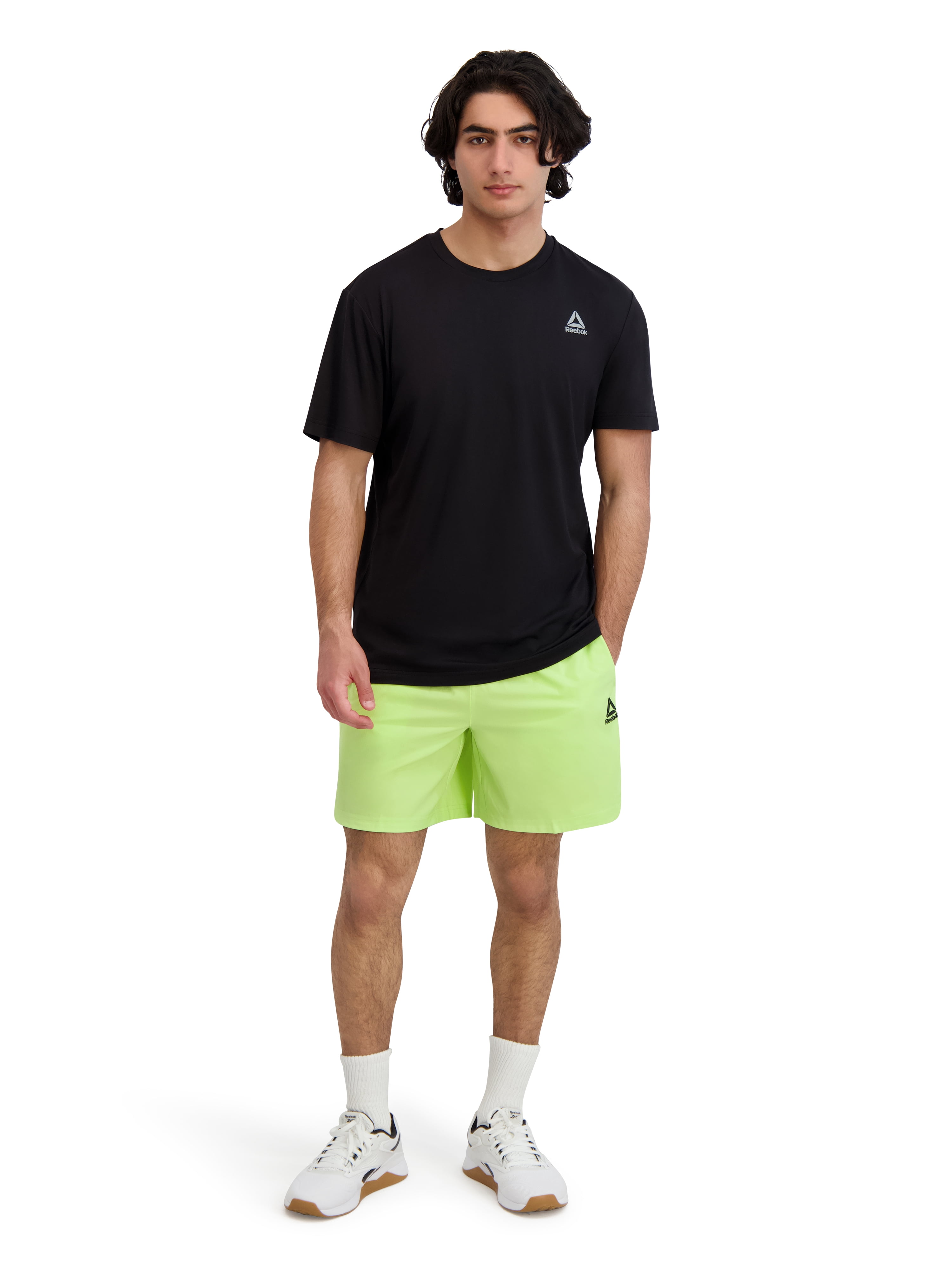 Reebok Men's and Big Men's Woven Shorts, 5" & 7" Inseams, Sizes XS-5XL