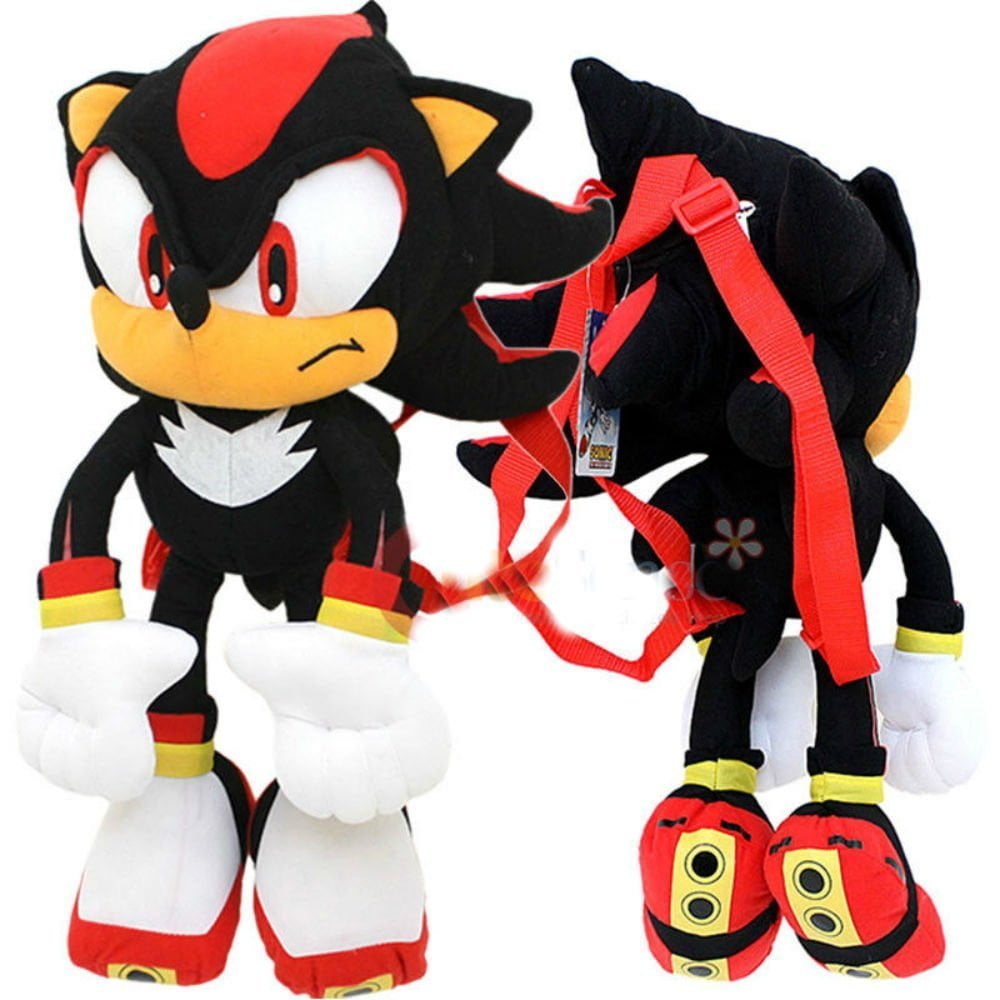 Sonic The Hedgehog Shadow Plush Doll Bag Custom Backpack 21