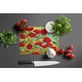 thumbnail image 3 of Carolines Treasures PPD3020LCB Poppy Garden Flowers Glass Cutting Board - Large, 3 of 3