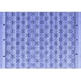thumbnail image 1 of Ahgly Company Indoor Rectangle Abstract Blue Modern Area Rugs, 2' x 5', 1 of 4