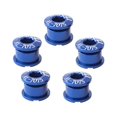 thumbnail image 1 of maskred 5 Pièces Vélo Tige Boulons Professionnel Multicolore et Écrous Kit Résistant à l'Usure Vis Machine VTT pour Pédalier Plaque Simple Bleu 1Set, 1 of 6