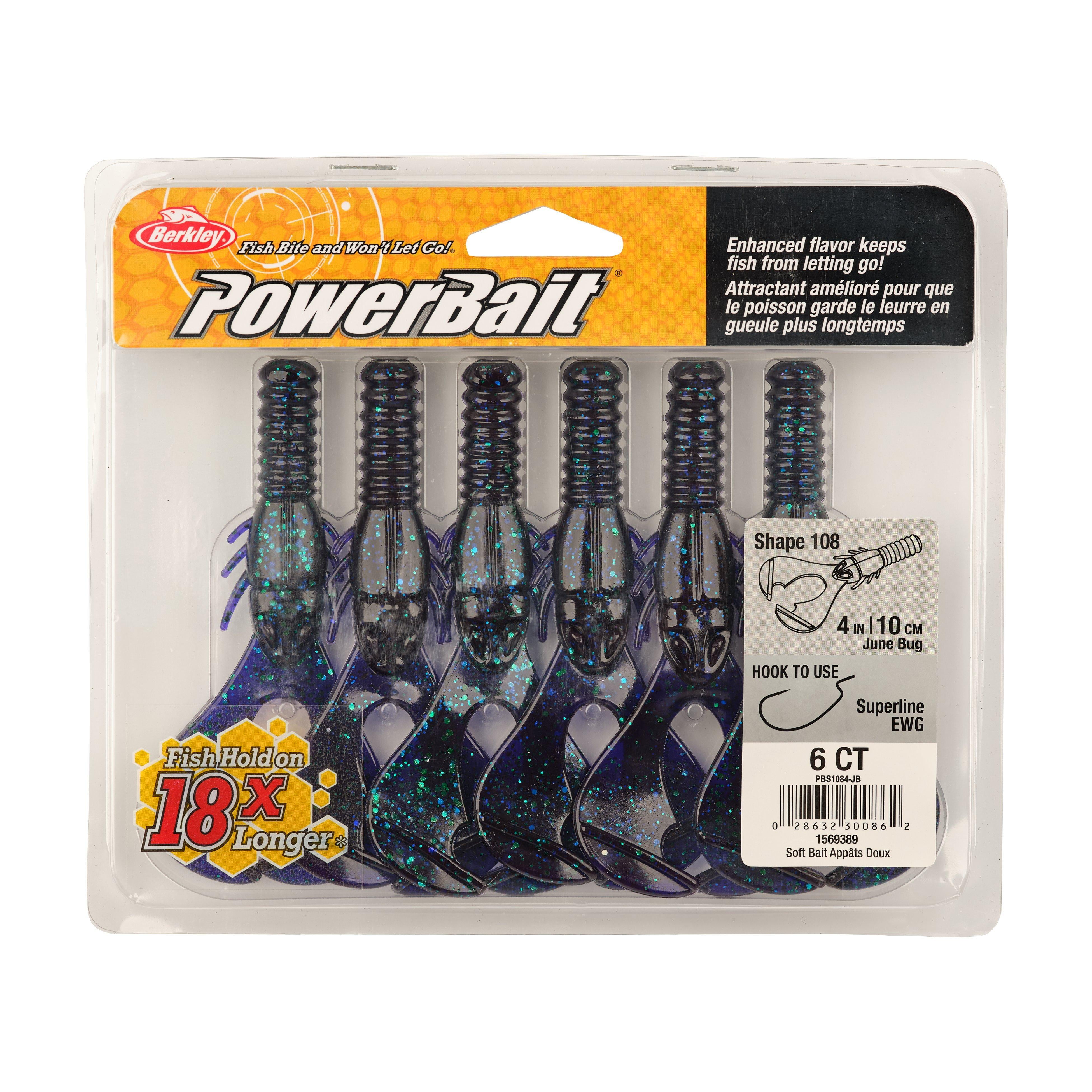 Berkley PowerBait® Shape 108, 4 in, June Bug